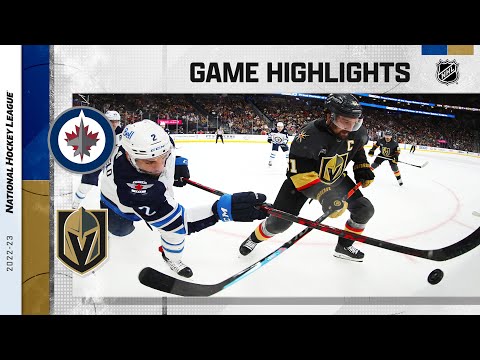 Jets @ Golden Knights 10/30 | NHL Highlights 2022