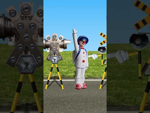 ツンツンする踏切　#Shorts