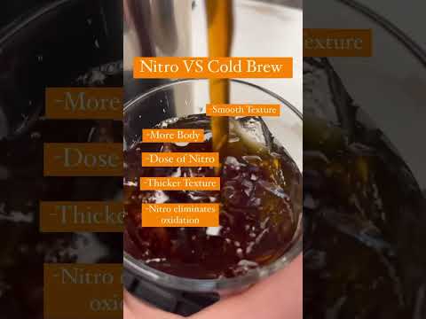 Nitro VS Cold Brew. What’s the difference?? #thirdwavecoffee #coffee #coffeeroaster #coldbrew #nitro