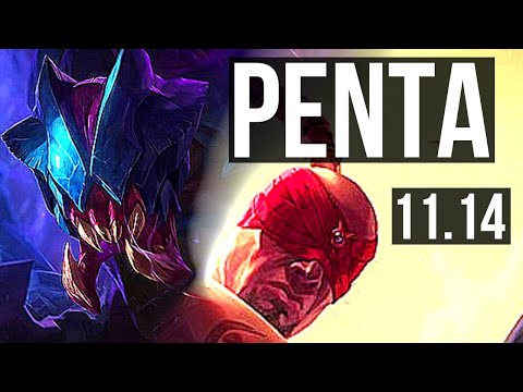 REK'SAI vs LEE SIN (JUNGLE) | Penta, Legendary, 28/5/12, 300+ games | NA Master | v11.14