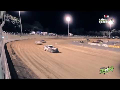 June 24 at TWW Cairns Speedway - Super Sedans heat 3 - Thunder in the Canefields