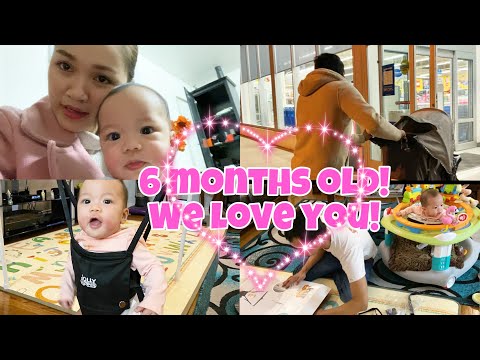 SHE’S NOW 6 MONTHS! WE GOT HER A JOLLY JUMPER! || Pearl ❤️