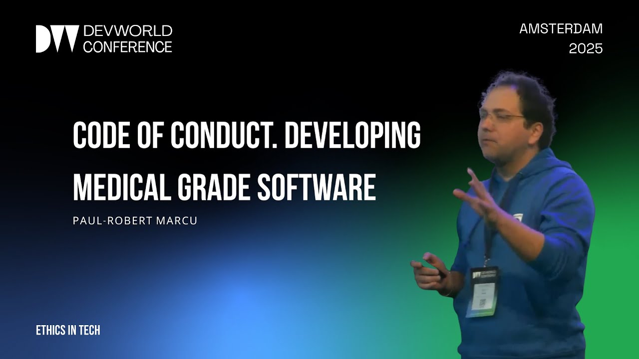 Paul Roberto Marcu - Code of conduct  developing medical grade software