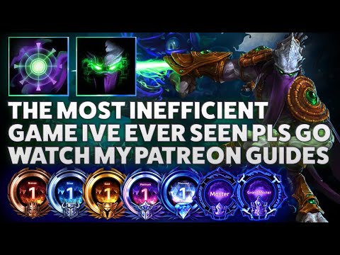 Zeratul MotN - THE MOST INEFFICIENT GAME IVE EVER SEEN PLS GO WATCH MY PATREON GUIDES - Bronze 2 GM