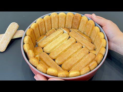 WHEN YOU DON'T HAVE TIME YOU MAKE IT IN 10 MINUTES! WITHOUT OVEN! Cold Yogurt and Raspberry Cake 🤩