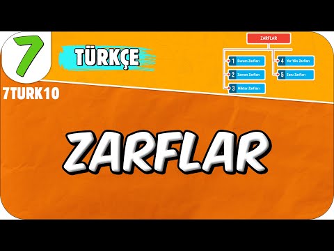Zarflar 📙 7. Sınıf Türkçe #2025