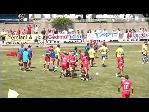 mishiko alania amazing try against ASM  ( Rugby / Espoirs (quarterfinal))