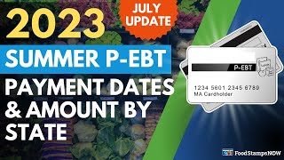 Summer 2023 P-EBT Payment Dates for 44 States (July Update)