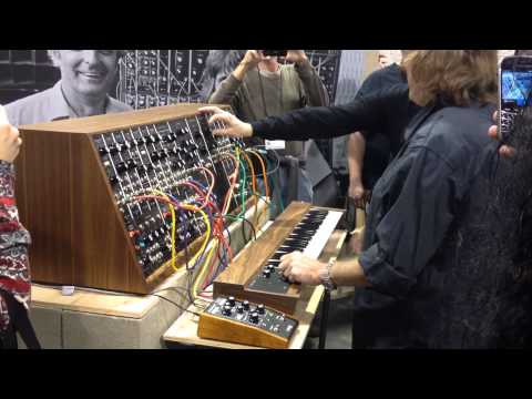 NAMM 2015: Keith Emerson Playing MOOG