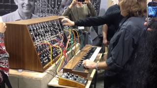 NAMM 2015: Keith Emerson Playing MOOG