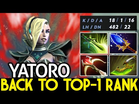 YATORO [Drow Ranger] Back to Top 1 Rank Enter Rampage Mode Dota 2