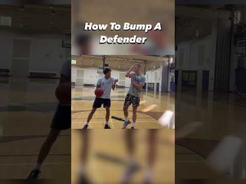 How To Bump A Defender Off Balance!