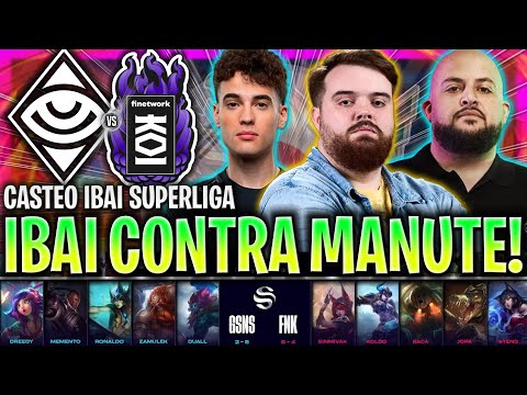 IBAI CASTEA A KOI CONTRA GUASONES DE MANUTE! | GUASONES vs KOI SUPERLIGA LVP ESPAÑOL