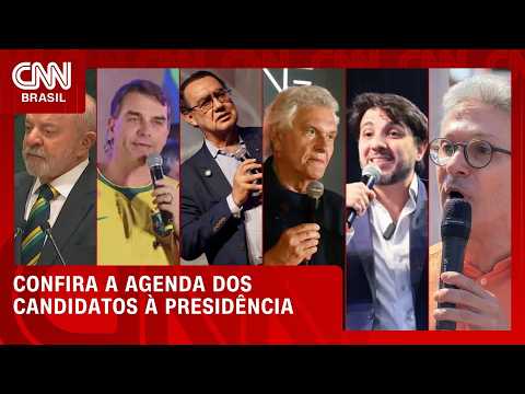 Eleições 2026: confira a agenda dos candidatos à presidência | CNN NOVO DIA
