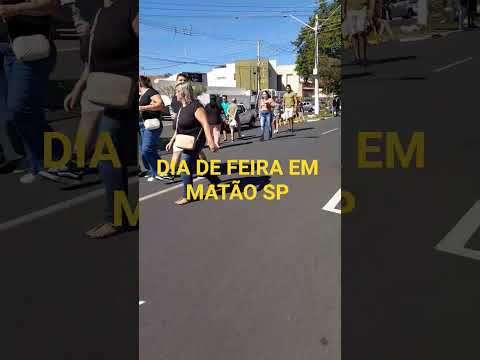 DIA DE FEIRA EM MATÃO INTERIOR DE SÃO PAULO.