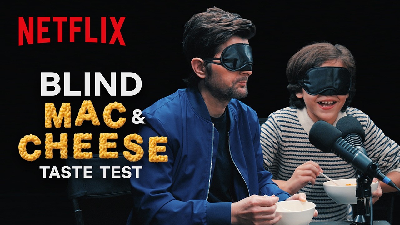 ASMR Mac & Cheese Blind Taste Test ft. Adam Scott & Acston Porto | The Whisper Man | Netflix