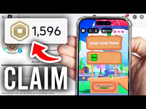 How To Claim Robux In Pls Donate On Mobile - Step By Step