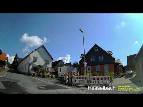 D: Hesselbach. Gemeinde Wilhelmsthal. Landkreis Kronach. Ortsdurchfahrt. August 2020
