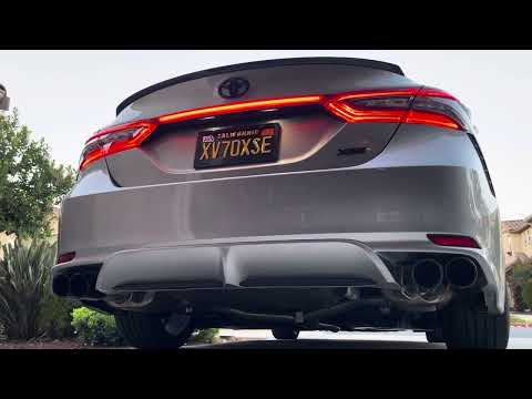 2018-2024 Camry Borla black tip exhaust!