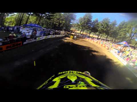 GoPro HD: Cole Seely Lap 1 Moto 2 - Washougal MX Lucas Oil Pro Motocross Championship 2013