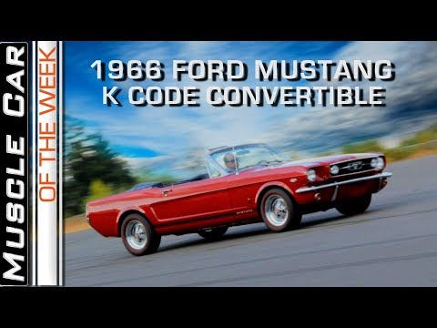1966 Ford Mustang 289 K Code Convertible Muscle Car Of The Week Video Episode 238 V8TV