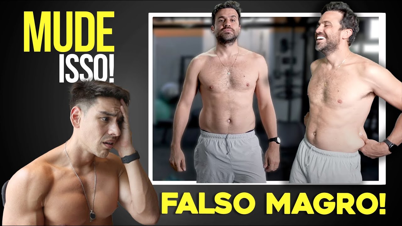 COMO PERDER FLANCOS, BARRIGA e deixar de ser FALSO MAGRO! *5 passos práticos!*