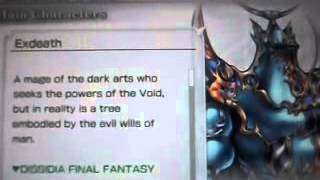 Dissidia 012 Duodecim Final Fantasy - All Characters