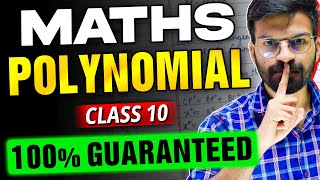 POLYNOMIALS in Maths Class 10🔥 Most Important Questions +PYQ SOLVED | Maths Live Marathon