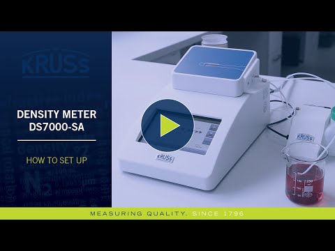 Density Meter DS7000-SA model - How to set up
