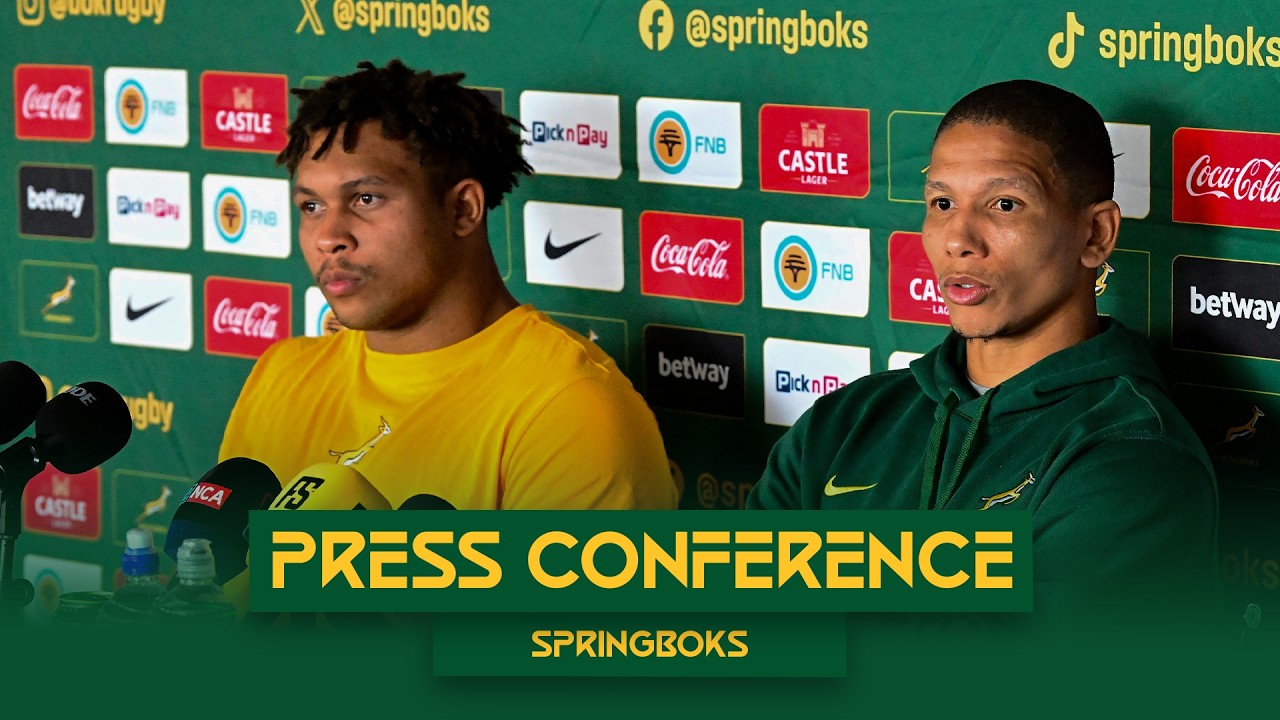 Zach Porthen and Manie Libbok | Springbok Press Conference | 1 July 2026