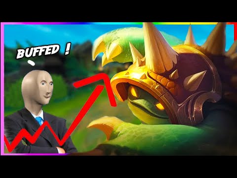 Rammus buffed! Jump MILES (HE DID NOT NEED THIS BUFF)