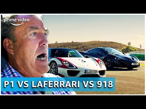 Thumbnail for Porsche 918 vs. Ferrari LaFerrari vs. McLaren P1 | The Grand Tour | Prime Video NL by Video c, Ferrari, Nederlan, LaFerrari, Porsche, video, Nederland, Van, vide