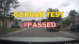 Real road Test | Driving Exam | G2 Test | Drive Test Centre Peterborough | Ontario