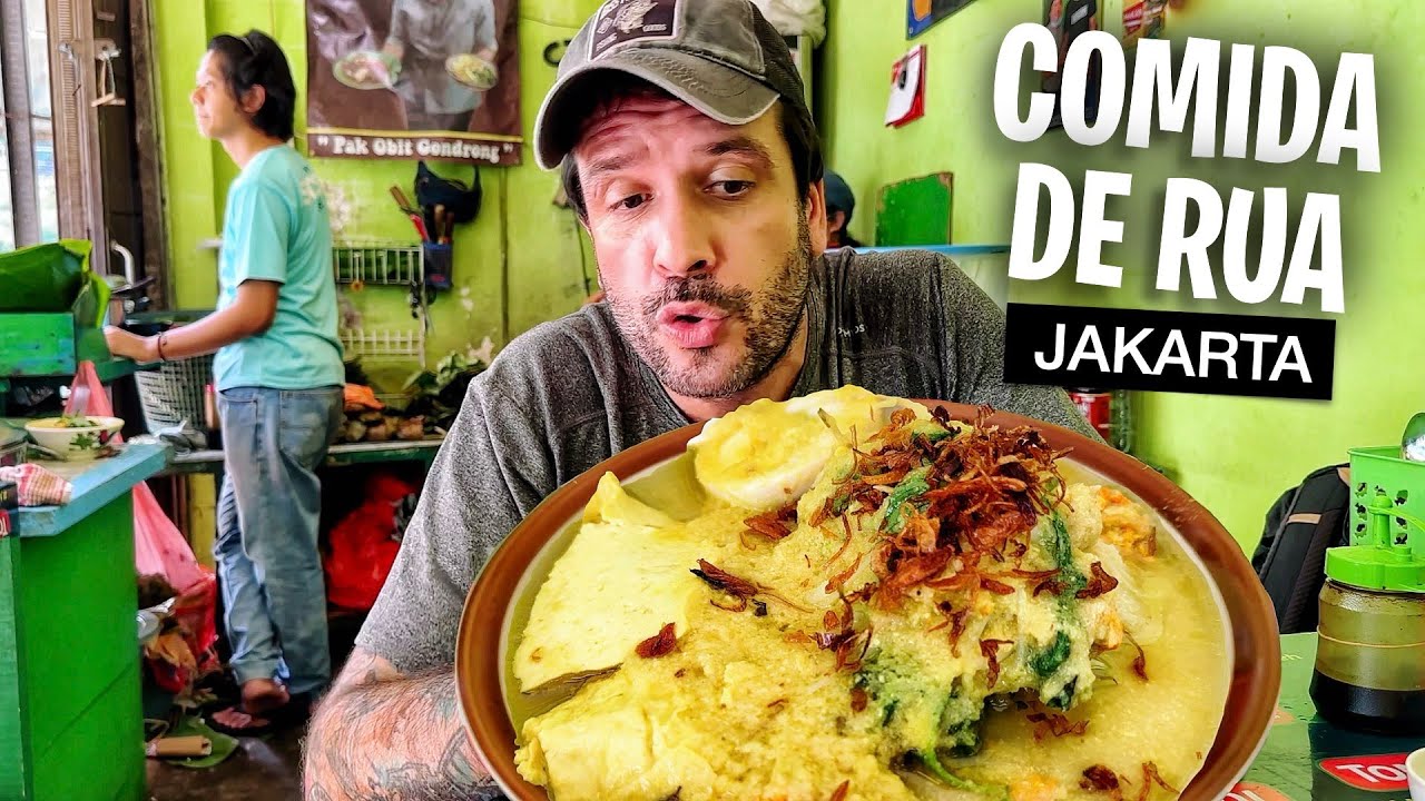 Provando 50 COMIDAS DE RUA na capital da Indonésia 🇮🇩 [Documentário Completo]