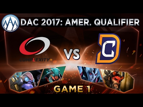 compLexity vs DC Game 1 - DAC 2017 Americas Qualifier: Playoffs - @DakotaCox @FoggedDota