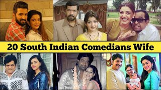 20 South Indian Comedians Wife 2022  Beautiful Wiv