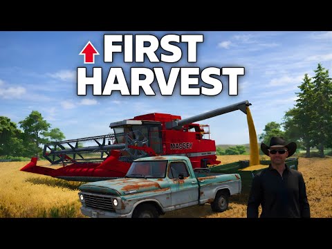 Our First Harvest on My Grandpa’s Abandoned Farm (Started With $0)