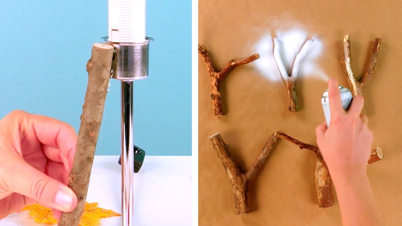 Watch Now Il pezzo forte della casa! Artigianato creativo con i tronchi di legno e i rami Il pezzo forte della casa! Artigianato creativo con i tronchi di legno e i rami