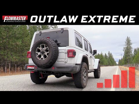 2018-2021 Jeep Wrangler JL 3.6L - Flowmaster Outlaw Extreme - 818108