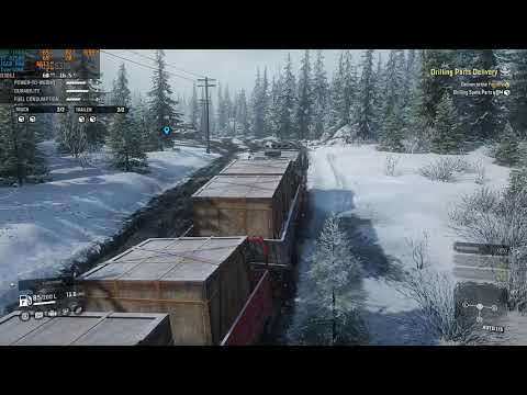 SnowRunner Walkthrough Part 124 - "Drilling Parts Delivery" [2160p60]