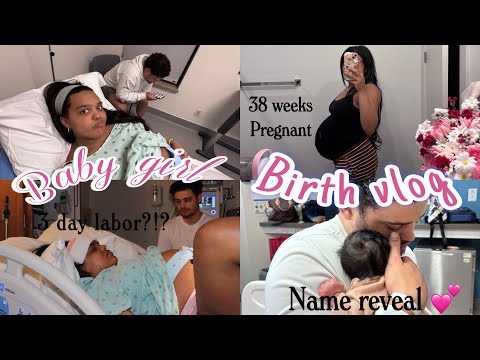 Labor & Delivery vlog + Baby Name Reveal 💕