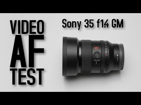 Sony 35mm f1.4 GM - Video Autofocus Test (FX3)