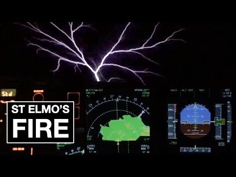 St Elmo’s Fire A330 Cockpit