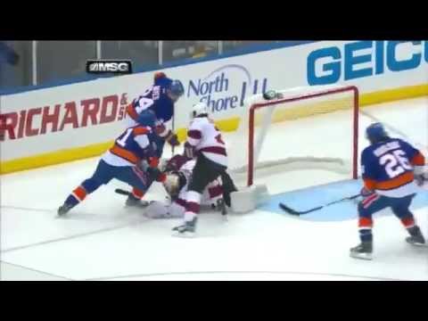 Great save by Johan Hedberg vs Islanders