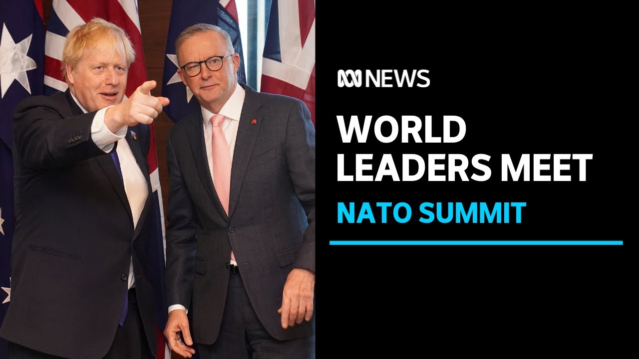 World leaders at NATO summit present united front against Russia | ABC News