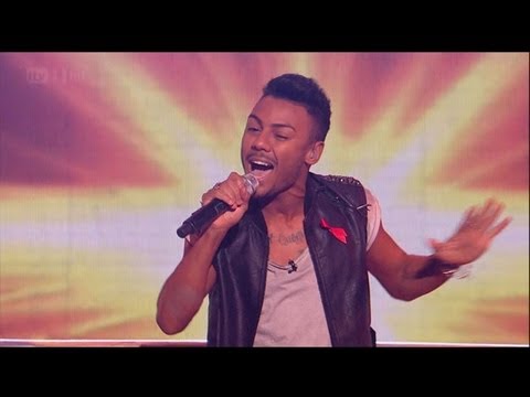 Marcus Collins sings his heart out - The X Factor 2011 Live Semi-Final - itv.com/xfactor
