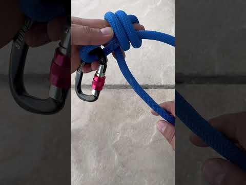 Scaffold knot. #knot #knottutorial #climbing #rescue #rope #rockclimbing #anchor #diy #reels #shorts