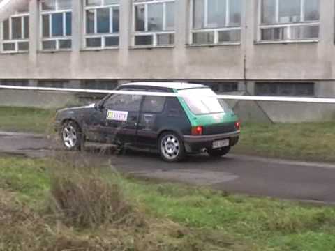 Orlik Szymon / Jastrzębski Jakub - p 205 gti - KJS XXI 21 Rajd Podkarpacki Krosno 22-11-2009