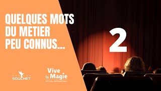 Vignette de LES MOTS ETONNANTS, RIGOLOS OU ICONOCLASTES DU METIER ET DES MAGICIENS DE SCENE - 2