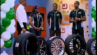 Tyre Warehouse 17 Anniversary  Promotions  - Rims & Tyre (Audree Dacas Afflick, Rohan & Ruel White)